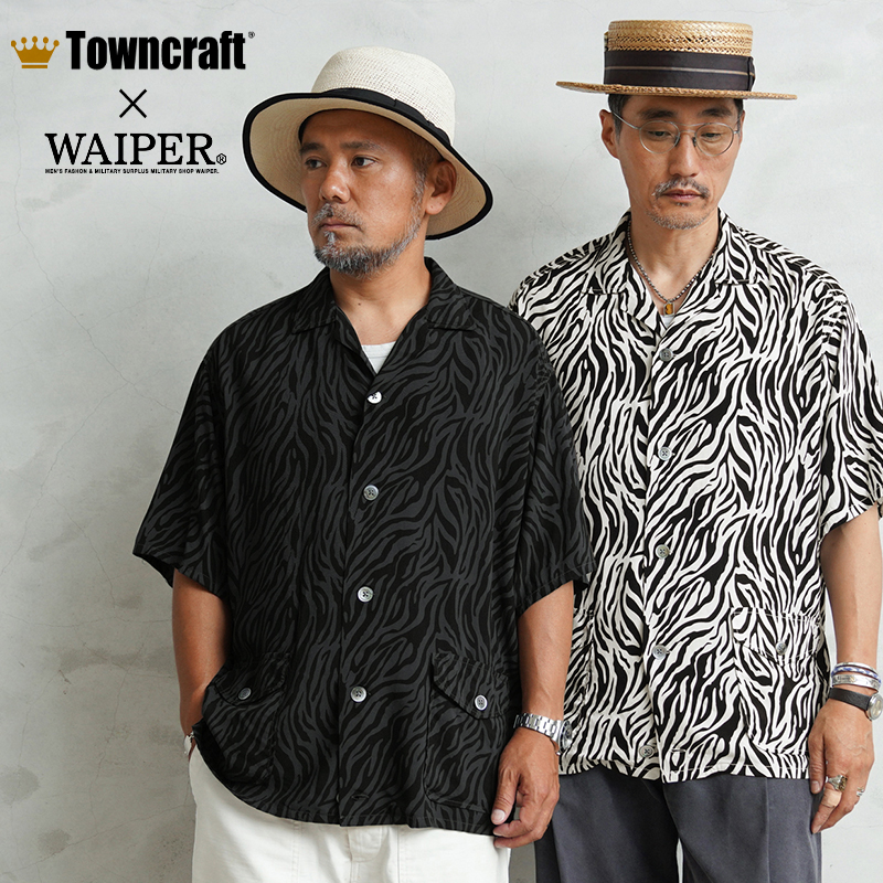 TOWNCRAFT（タウンクラフト） WAIPER×TOWN CRAFT TC26S013WP Zebra