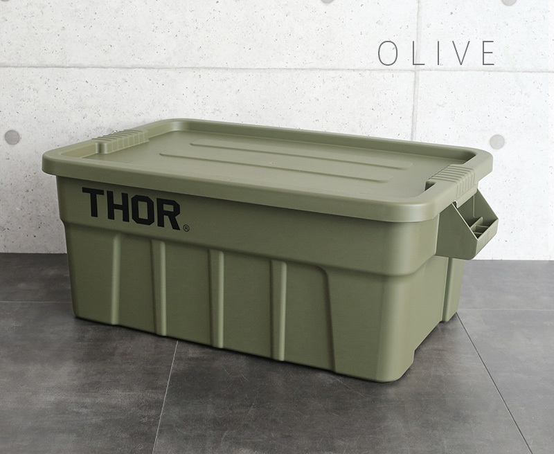 北海道沖縄離島配送不可］THOR LARGE TOTES WITH LID コンテナボックス