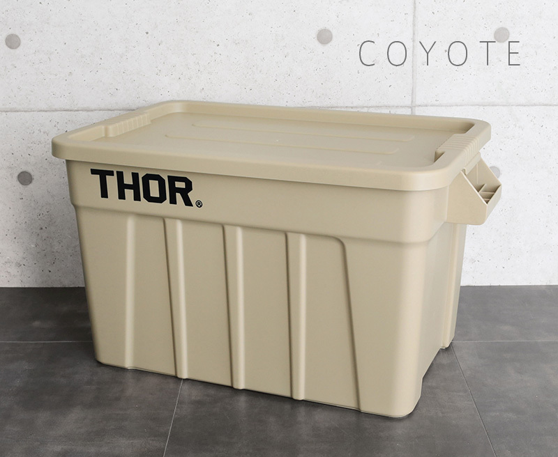 北海道沖縄離島配送不可］THOR LARGE TOTES WITH LID コンテナボックス