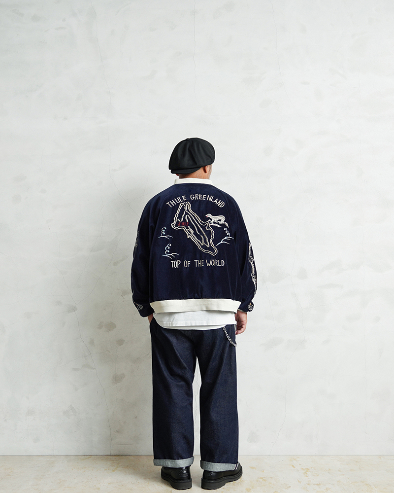 ジャケット・アウター WAIPER TOWNCRAFT SOUVENIR JACKET VELOUR 楽天市場】WAIPER×TOWN CRAFT TL24S002WP SOUVENIR VIET-NAM JACKET