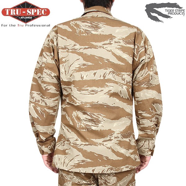 TRU-SPEC トゥルースペック 米軍 BDU Desert Tiger Stripe ジャケット サバゲー 迷彩 カモフラ 【クーポン対象外】  ブランド【T】