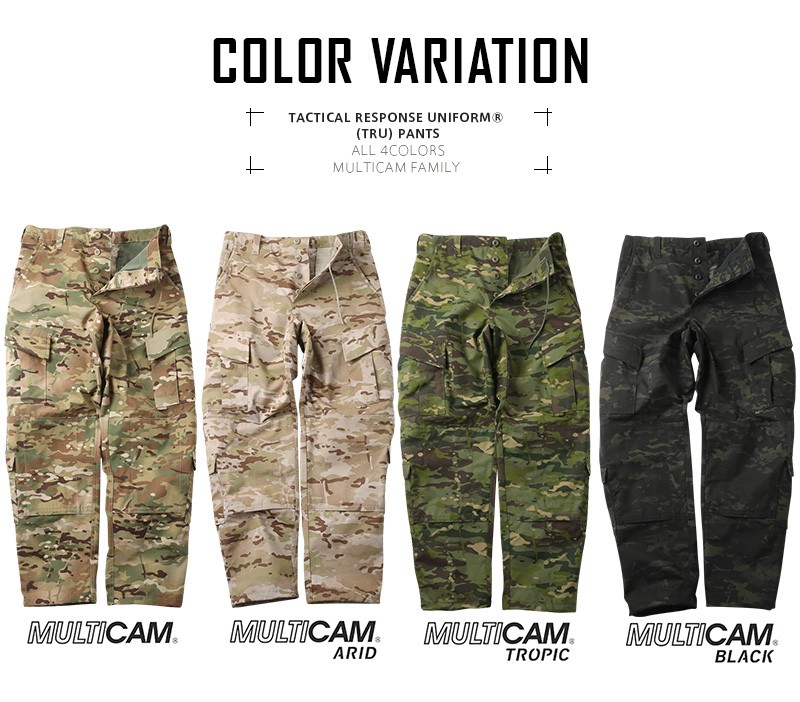 TRU-SPEC トゥルースペック Tactical Response Uniform パンツ MULTICAM FAMILY 1266  MultiCam/1321 Arid/1323 Tropic/1226 Black 【クーポン対象外】【T】