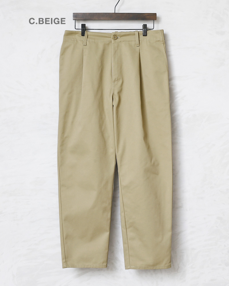 UNIVERSAL OVERALL ユニバーサルオーバーオール T-05A T/C TWILL TUCK TAPERED PANTS TCツイル タックテーパード  パンツ メンズ【クーポン対象外】【T】 : universaloverall-t-05a : ミリタリーショップWAIPER - 通販 -  Yahoo!ショッピング