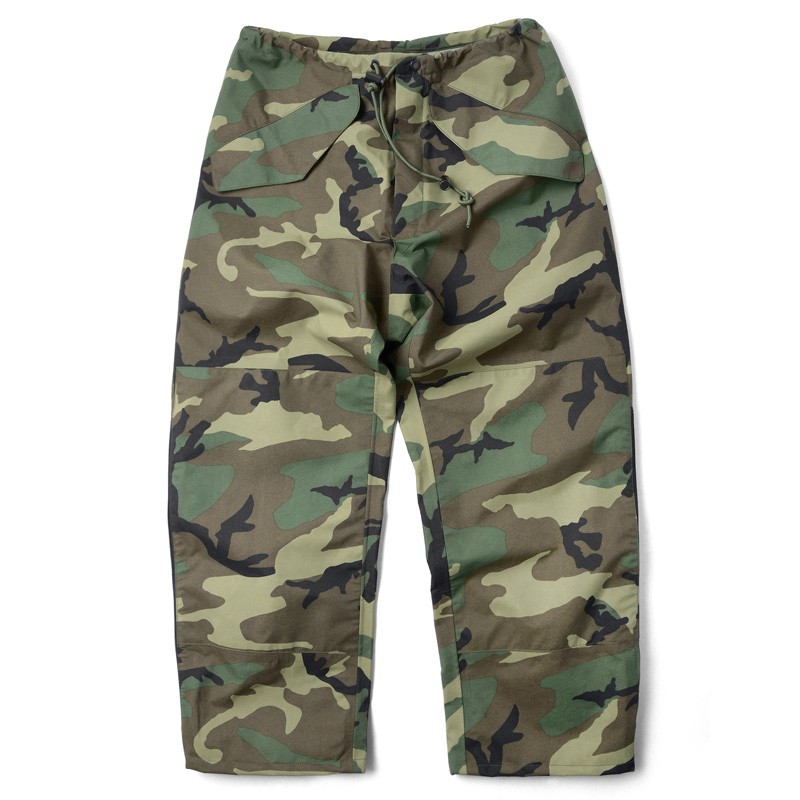 実物 新品 米軍 コールドウェザー GORE-TEX パンツ WOODLAND CAMO S-S