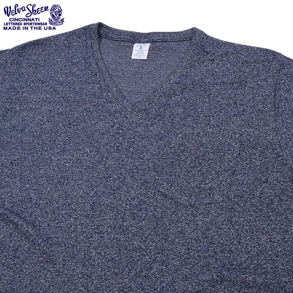 Velva Sheen ベルバシーン 1PAC S/S MOCK TWIST VネックTシャツ BLACK3
