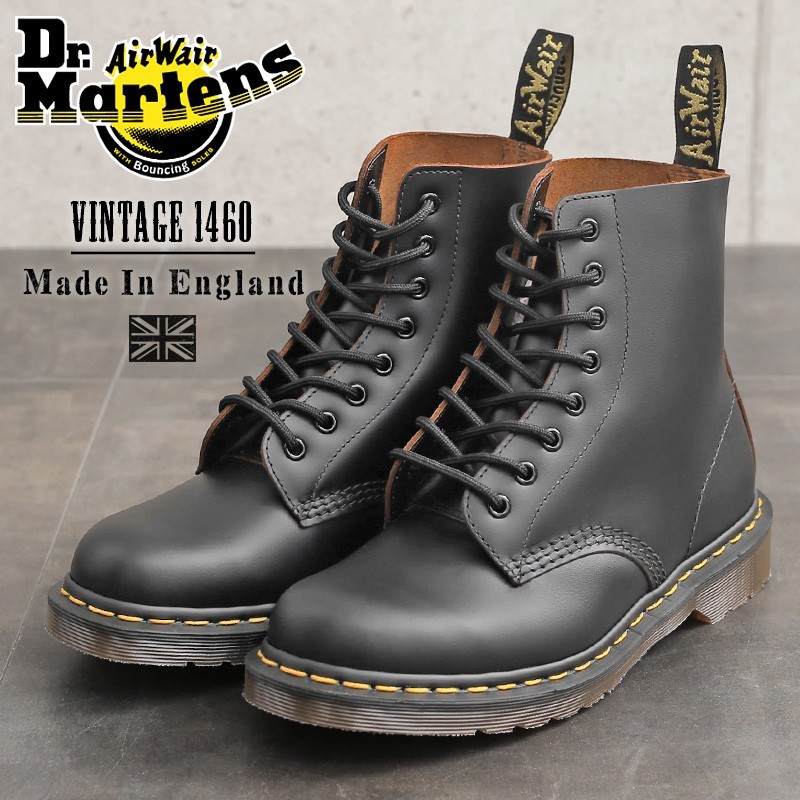 Dr.Martens ドクターマーチン VINTAGE 1460 8ホール ブーツ MADE IN ENGLAND ビンテージ 英国製 イングランド製  復刻【クーポン対象外】【T】