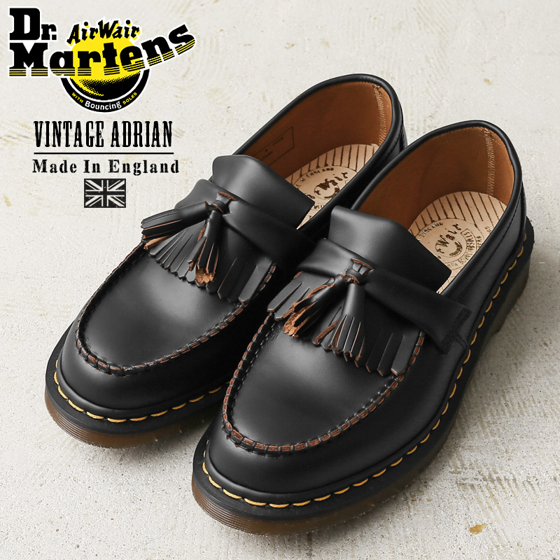 セール特集 Dr.Martens ADRIAN BK UK4 エイドリアン ローファー