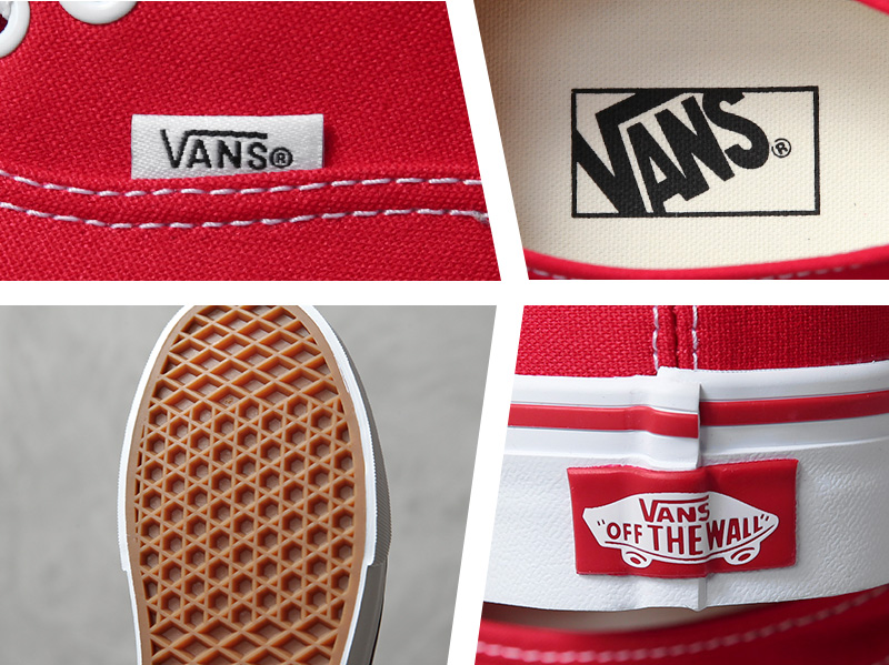 AUTHENTIC（VANS） VANS ヴァンズ VN000EE3RED AUTHENTIC