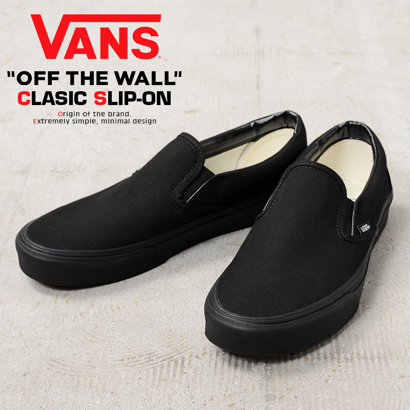 VANS（ヴァンズ） VN000EYEBKA CLASSIC SLIP-ON スニーカー BLACK
