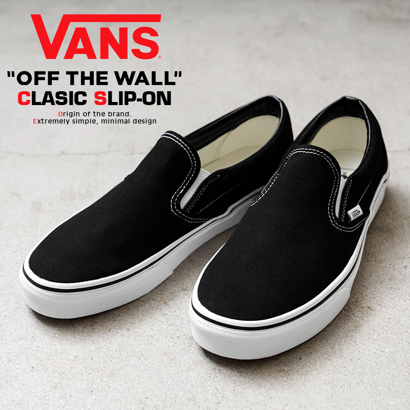 VANS ヴァンズ VN000EYEBLK CLASSIC SLIP-ON スニーカー BLACK USA企画 ブラック スリッポン クラシック 靴  ブランド【クーポン対象外】【T】