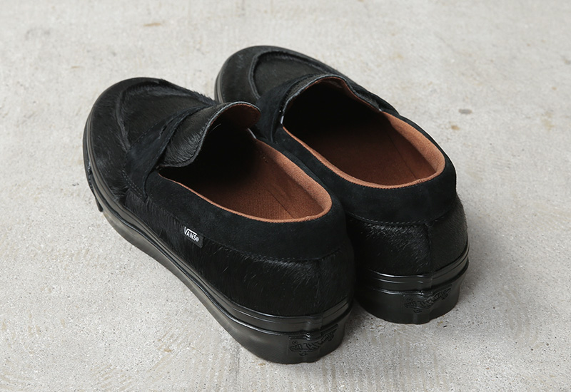 VANS（ヴァンズ） PREMIUM VN000VASBLA LX Loafer 53 PONY HAIR BLACK