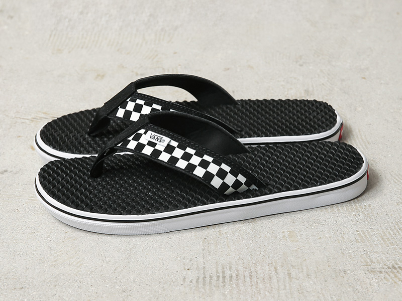 【VANS】MTE LaCosta/チェッカーボード ラコスタ ライドスライド VANS バンズ サンダル LA COSTA LITE CHECKERBOARD BLACK WHITE