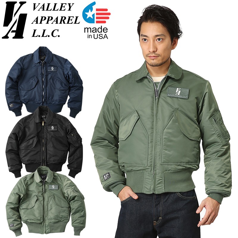 Valley Apparel バレイアパレル CWU-45/P フライトジャケット MADE IN USA ミリタリージャケット アウター ジャンパー  アメリカ製【クーポン対象外】【T】