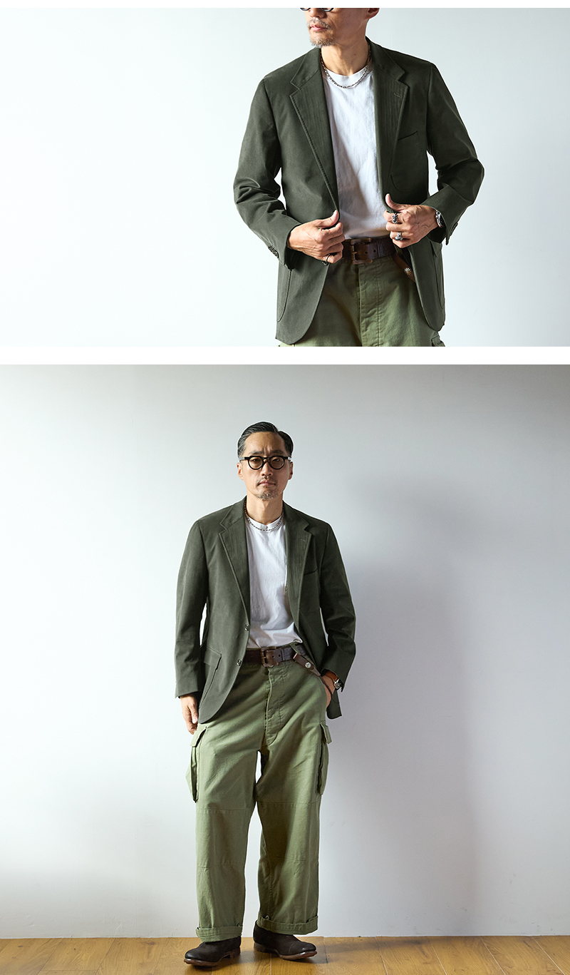 2月下旬頃入荷予定】WAIPER×LA SCALA モールスキン 2Bジャケット 
