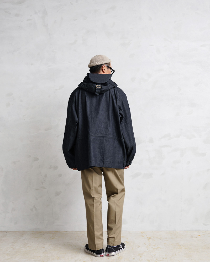 WAIPER.inc ROYAL NAVY スモックパーカ MADE FROM”OKAYAMA DENIM” 日本 