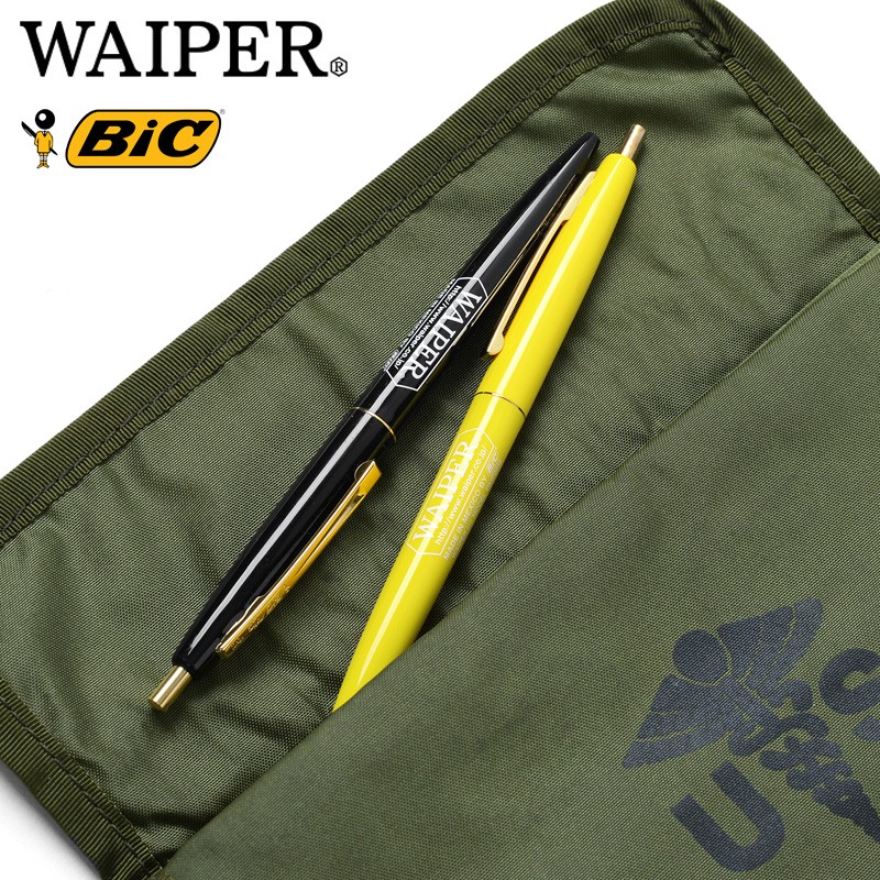 BIC×WAIPER.inc LOGO ボールペン 2pcs BLACK/YELLOW 文房具 ステーショナリ ミリタリー ビック  ブランド【クーポン対象外】【T】 :waiper-ball-pen:ミリタリーショップWAIPER - 通販 - Yahoo!ショッピング