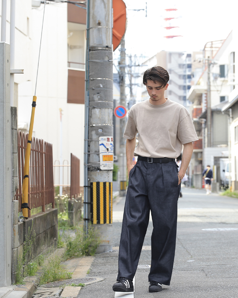 ALMW by WAIPER ワイパー WILA-M52OT M-52 Denim One Tuck Balloon