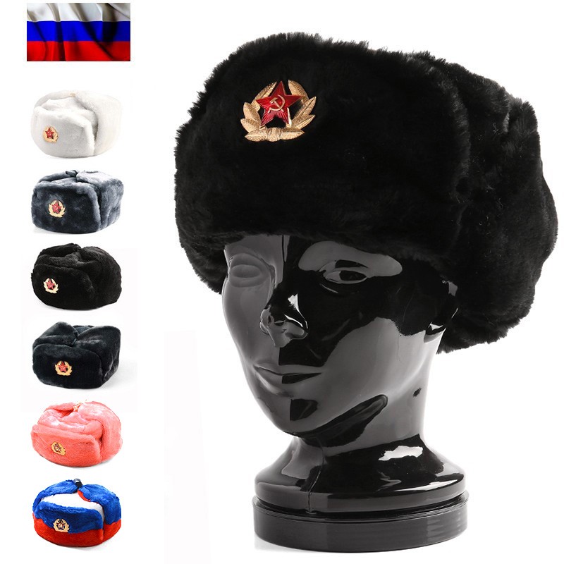 新品 ロシア軍実物製造工場製 兵用防寒帽（ウシャンカ） デッド 