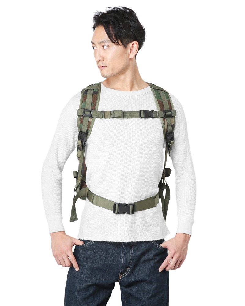 実物 新品 米軍 MOLLE II 3DAY アサルトパック WOODLAND デッド