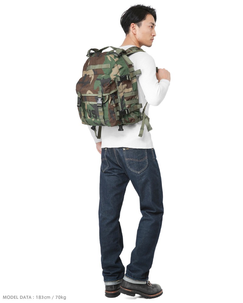 実物 新品 米軍 MOLLE II 3DAY アサルトパック WOODLAND