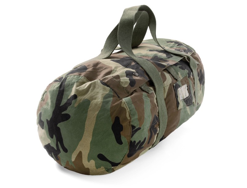 MILITARY 実物 クロアチア軍 トランスポートバッグ WOODLAND