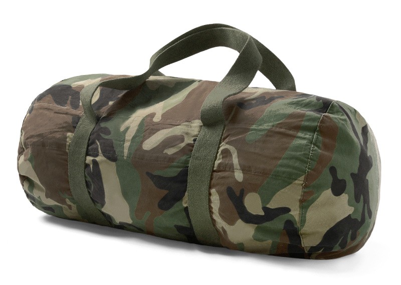 MILITARY 実物 クロアチア軍 トランスポートバッグ WOODLAND