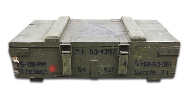 米軍 実物 掃海艇 消耗品パーツボックス MILITARY 実物 ポーランド軍 AMMO BOX アンモ ウッドボックス