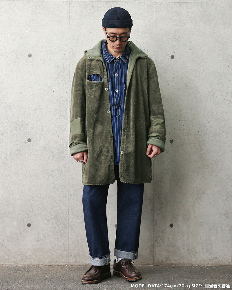 ミリタリー ボアライナー MILITARY 実物 新品 デッドストック スウェーデン軍 M-59コート