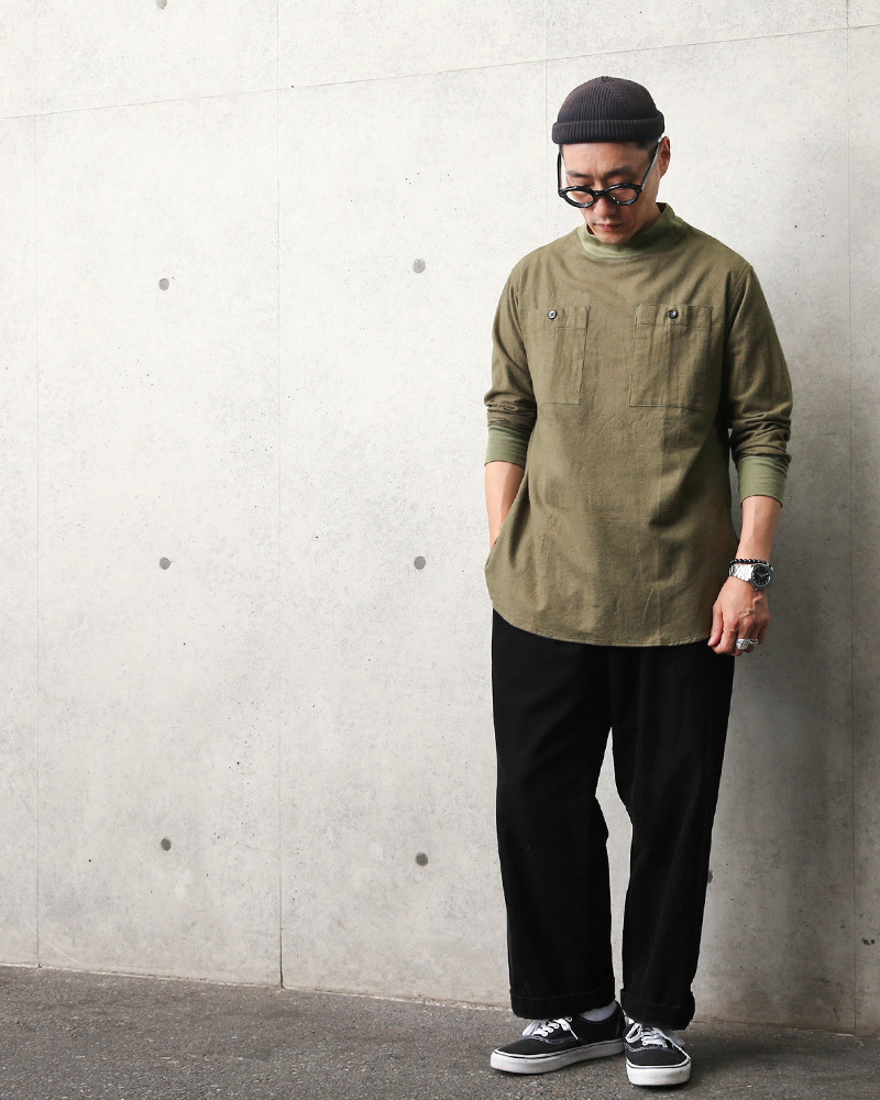 MILITARY 実物 USED ハンガリー軍 フランネル プルオーバー