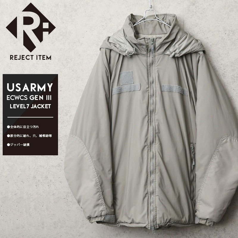 新品】米軍 ECWCS LEVEL7 Jacket US ARMY GEN Ⅲ プリマロフト PCU