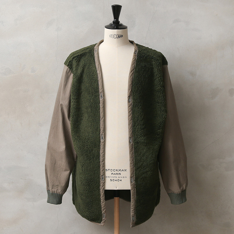 通販 激安 オランダ軍 USED 実物 MILITARY ボアライナー OLIVE LIGHT ジャケット・アウター