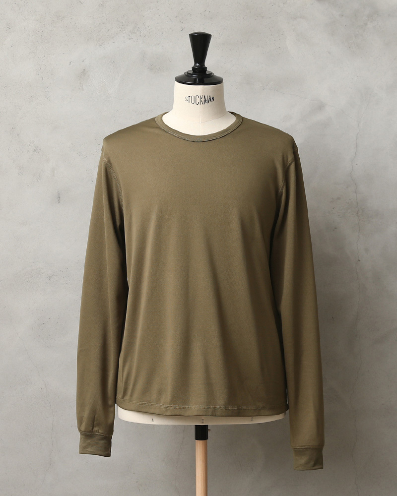MILITARY 実物 USED イギリス軍 PCS アンダーシャツ LIGHT OLIVE