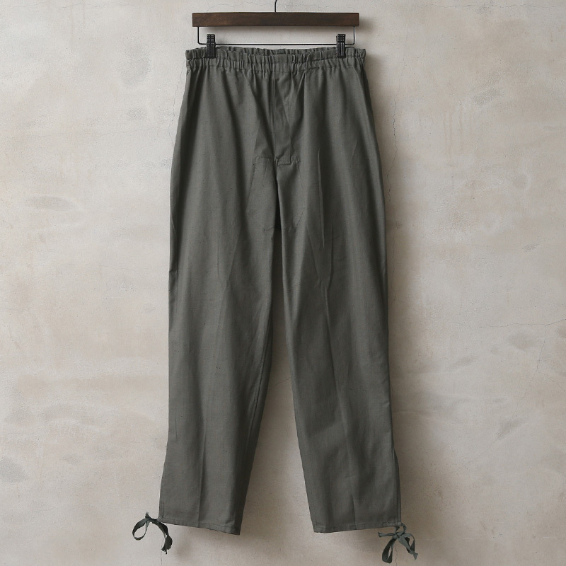 実物 新品 デッドストック ロシア軍 80s スリーピングパンツ Olive