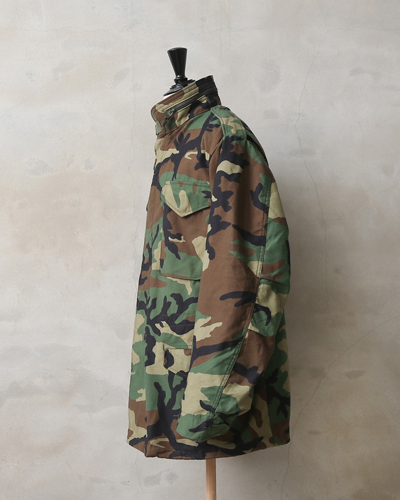 実物 USED 米軍 M-65 フィールドジャケット WOODLAND メンズ