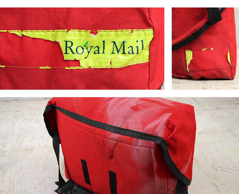 実物 USED イギリス ROYAL MAIL メッセンジャーバッグ イエロー 