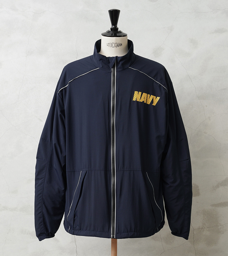 実物 新品 デッドストック 米軍 米海軍 US NAVY Physical Fitness ランニング ジャケット トレーニング  アメリカ軍【クーポン対象外】【I】