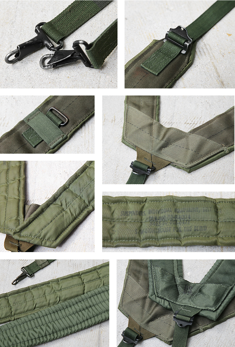 実物 USED 米軍 G.I. LC-1 / LC-2 Y型サスペンダー アメリカ軍