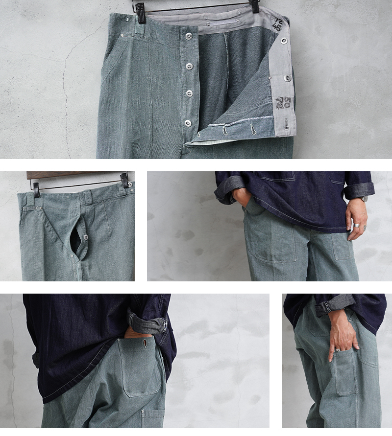 1950s】Swiss Army Denim Work Trousers 