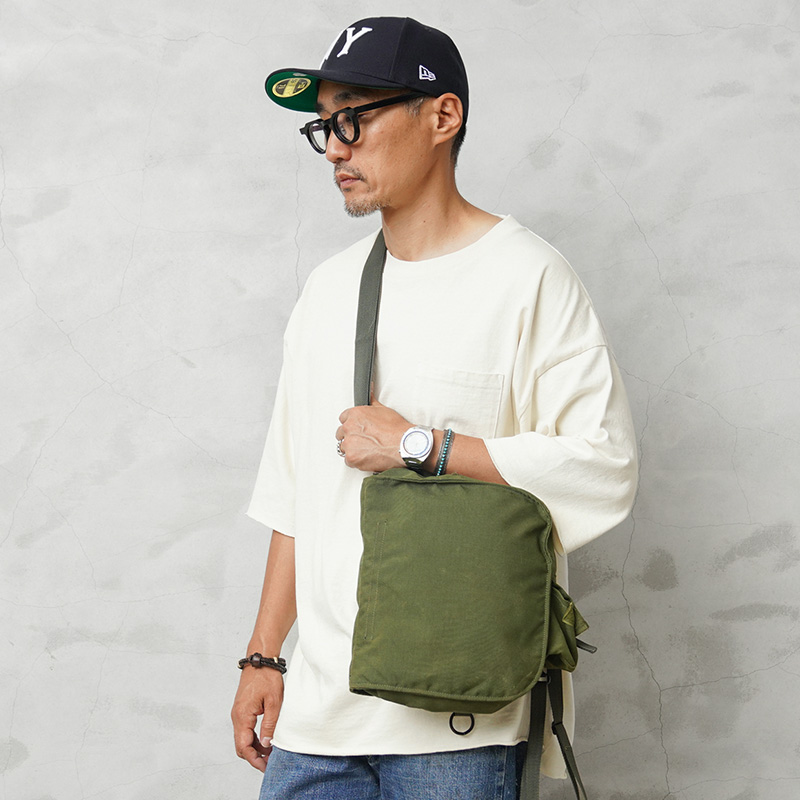 【アメリカ軍】40s ビンテージ　ショルダーバッグ　トートバッグ　ミリタリー 40's【ビンテージ】ww2【米軍実物】 U.S.ARMY【ショルダーバッグ