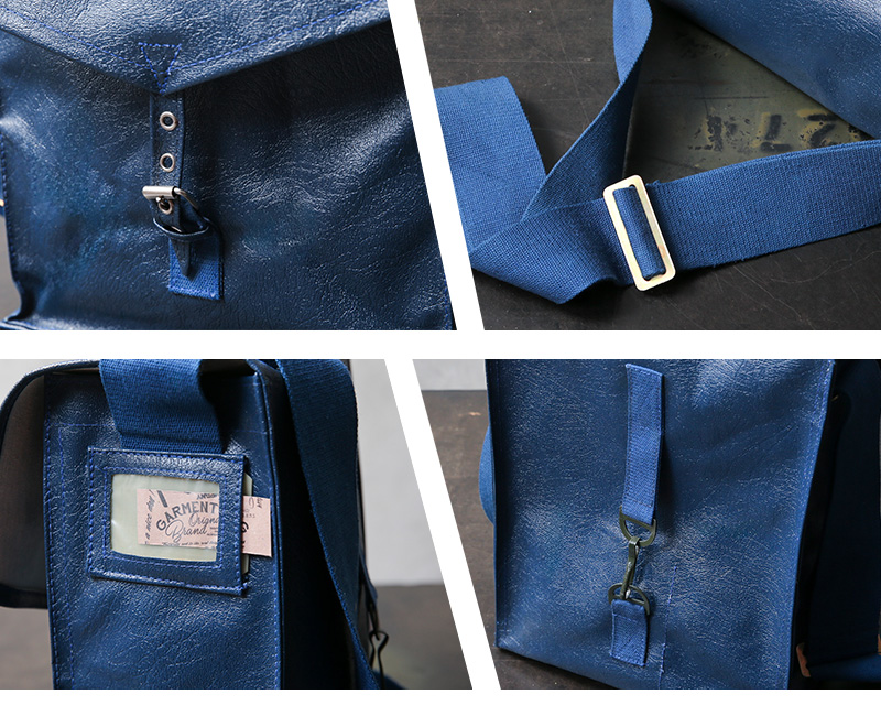 MILITARY 実物 USED ルーマニア軍 M74 ガスマスクバッグ BLUE