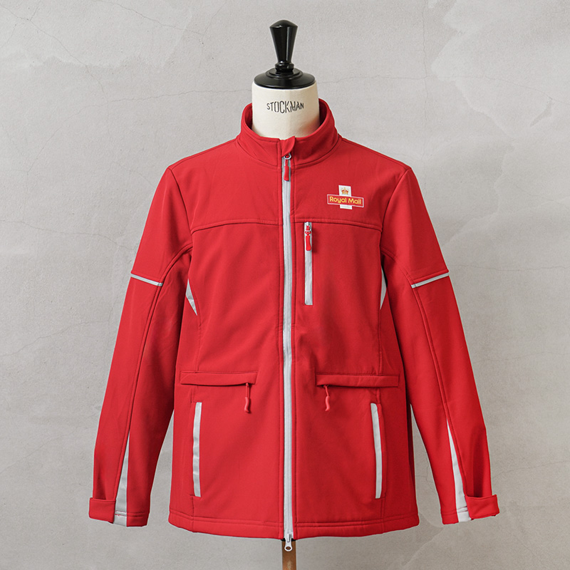 UK イギリス郵便局員　ロイヤルメール　リフレクター　L相当　オレンジ　美品 MILITARY 実物 USED イギリス ROYAL MAIL ロイヤルメール ソフト