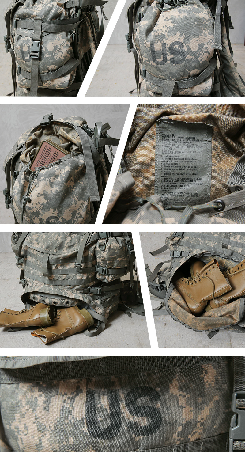 MILITARY 実物 USED 米軍 MOLLE II コンプリート フィールド MILITARY 実物 USED 米軍 MOLLE II コンプリート フィールド