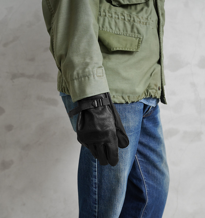 MILITARY 実物 新品 デッドストック ベルギー軍 レザーグローブ