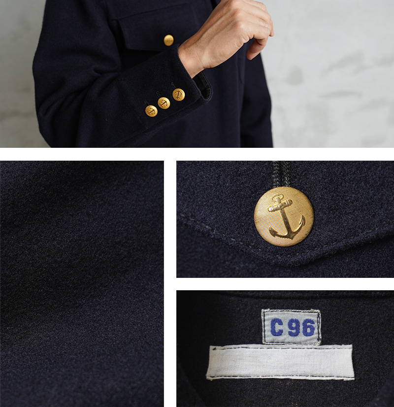 MILITARY（ミリタリー） 実物 USED スウェーデン海軍 ウール セーラー