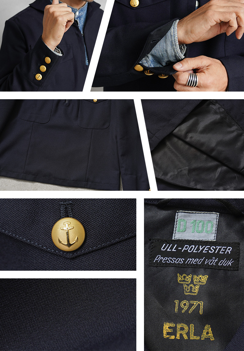 MILITARY（ミリタリー） 実物 新品 デッドストック スウェーデン海軍
