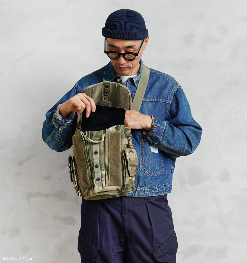 MILITARY 実物 USED イギリス軍 ガスマスクバッグ / ショルダー