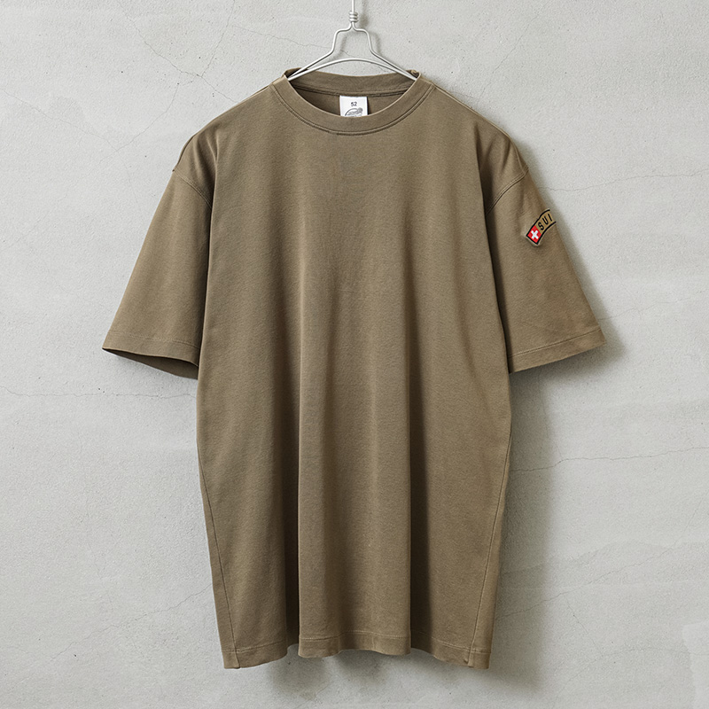 MILITARY 実物 USED スイス軍 ショートスリーブ Tシャツ COTTON