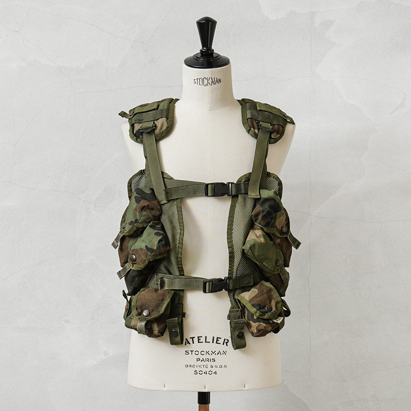 米軍放出品実物希少MOLL FLC ベストウッドランド