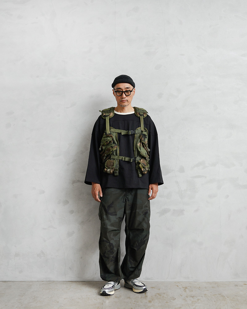 美品 Varde77 バルデ77 再構築 ミリタリー ミックスベスト XL相当 VARDE77 -MAKEOVER- MILITARY MIX VEST - HOMEDICT