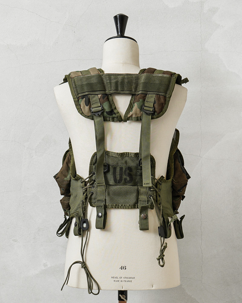 実物　米軍　タクティカルベストVEST ENHANCED TACTICAL 米軍放出品 タクティカルベスト ITLBV ウッドランド迷彩 | ミリタリー